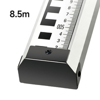 Mire de nivellement télescopique en aluminium de 8,5 m – Instrument de mesure professionnel pour les travaux de topographie sur site