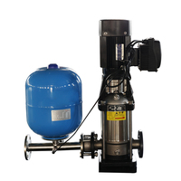 Pompe à eau verticale anti-corrosion VFD, pompe multi-étages pour le traitement de l'eau et l'alimentation en eau des processus industriels