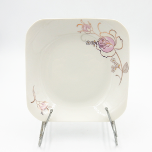 8,5 "cuadrado <span class=keywords><strong>blanco</strong></span> al por mayor de cerámica cuadrada de la placa de la cena para el uso diario - Product Image 2