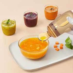 웰파인 실리콘 스푼 병 아기 신생아 물린 보완 식기 짜기 수유 스푼 병 - Product Image 4