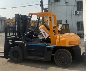 <b>Used</b> TCM HELI for 7 Ton Diesel Engine Forklift Powered <b>Pallet</b> Truck Japanese FD50/FD70/FD80/CPCD70 Retail Side Shift Fork - Product Image 3