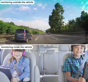 New OEM firecore H-101 dual-ống hlens-Car-Camera HD 1080P Xe Dashcam IP Camera quan sát ban đêm hồng ngoại xe máy ảnh Dash - Product Image 5