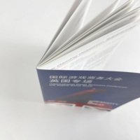Good quality saddle stitch brochure color printing related to conference