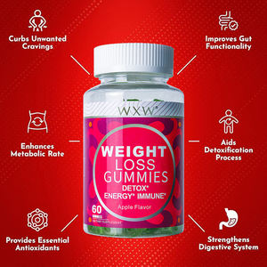 Stock WXW Renforcer le système digestif Perte de poids Gommeux amincissant Probiotiques Keto Blend Gummies pour la perte de poids - Product Image 4