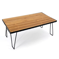 Barbecue d'extérieur moderne en métal, table pliante portable et durable pour le camping et les pique-niques