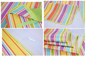 ผ้าห่มปิกนิกกันน้ำลายรุ้ง ขนาด 57"x71" สำหรับชายหาด กิจกรรมกลางแจ้ง และตั้งแคมป์ ขายส่ง - Product Image 5