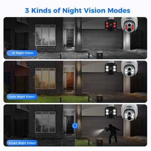 Vente en gros de système de caméra de sécurité sans fil IP extérieur H.265 IP66 4MP cctv Ptz extérieur avec WiFi solaire - Product Image 3