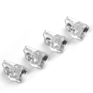 Soportes de cristal Xiangzhen de 5 mm, 8,5 mm y 11 mm, separadores de plástico transparente para estantes de vidrio de gabinetes de cocina - Product Image 2