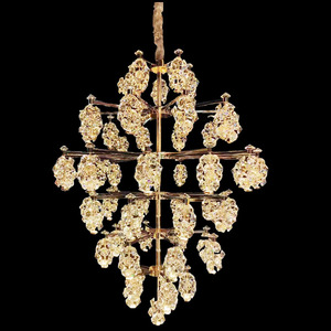 Accesorio de iluminación LED colgante, candelabro de luz colgante de <span class=keywords><strong>Cristal</strong></span> K9 de lujo moderno para sala de estar, dormitorio, <span class=keywords><strong>Bar</strong></span> - Product Image 2