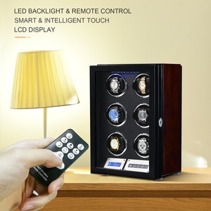 นาฬิกาไขลานหรูหราอัตโนมัติมีโลโก้,นาฬิกาหมุนได้ล็อคด้วยลายนิ้วมือทันสมัยกล่องไขลานกล่องเก็บความร้อนพร้อมตู้นิรภัย Led Li - Product Image 3