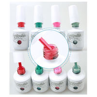 HONEY GIRL American Home's Vente Chaude 204 Couleurs Vernis à Ongles en Gel Résine pour Lampe UV Vernis à Ongles à Déposer par Trempage 15ml Échantillon Gratuit