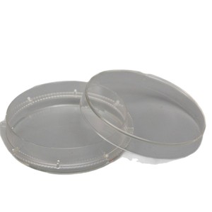 Boîtes de Petri fragiles 90x15mm rondes transparentes en plastique pour culture bactérienne, matériau PS, usage laboratoire jetable - Product Image 2