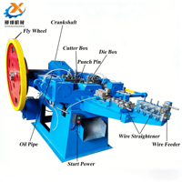 Machine automatique de fabrication de clous pour clous en acier galvanisé – Haute productivité et longue durée de vie – Production de clous Brad en Chine