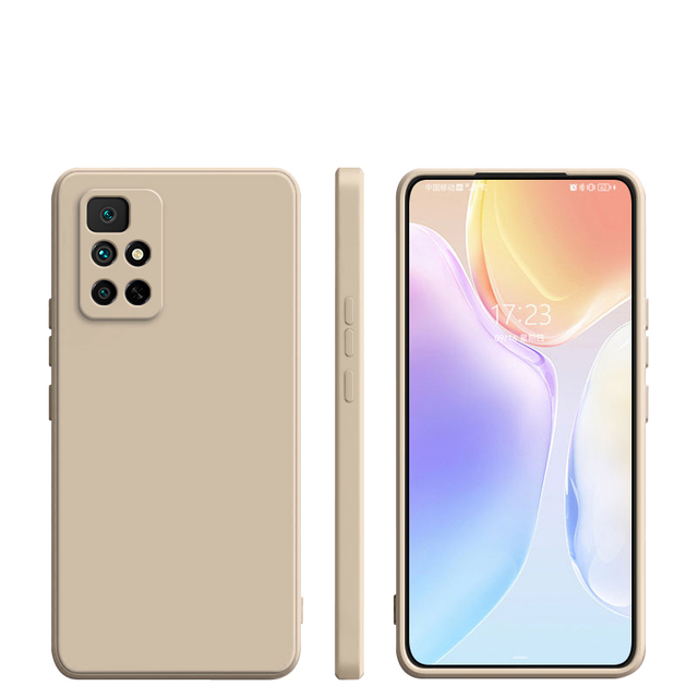 For Xiaomi Poco M4 Pro 5G Back Cover Square Liquid Silicone Soft Shockproof Coque Mi POCO M4 M5 M5s M6 Pro Wholesale Phone Case