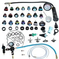 HTL 44 pièces, testeur de pression de radiateur universel, outil de test du système de refroidissement, outil de réparation de carrosserie automobile, outil manuel