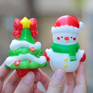 Juguetes <span class=keywords><strong>de</strong></span> Peluche <span class=keywords><strong>de</strong></span> Dibujos Animados Navideños, Juguetes Estéticos con Bolsa <span class=keywords><strong>de</strong></span> Malla Transpirable, Adornos Lindos para Niños, Juguetes <span class=keywords><strong>de</strong></span> PU para Aliviar el Estrés - Product Image 2