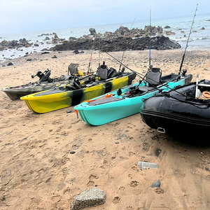 Kayak à pédales avec hélice de 13 pieds, monoplace, avec gouvernail et moteur électrique pour bateau à moteur marin CE - Product Image 6