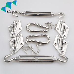 <span class=keywords><strong>Voile</strong></span> <span class=keywords><strong>d</strong></span>'<span class=keywords><strong>ombrage</strong></span> triangulaire <span class=keywords><strong>sur</strong></span> <span class=keywords><strong>mesure</strong></span> de 8 m avec crochets et accessoires - Product Image 4