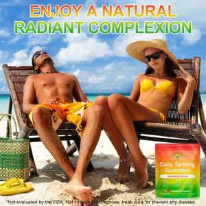 Gomitas Bronceadoras Diarias de Sandía de Grado Cosmético con Extractos Naturales de Plantas SOLOTREE para una Piel Radiante y Saludable - Product Image 4