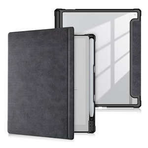 เคสแท็บเล็ตหนัง PU พรีเมียม AilesTecca สำหรับแท็บเล็ต <span class=keywords><strong>Onyx</strong></span> BOOX Go 10.3 นิ้ว ดีไซน์เหมือนหนังสือ พร้อมฝาปิดแม่เหล็กและช่องใส่ปากกา - Product Image 1