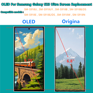 จอแสดงผลโอแอลสำหรับโทรศัพท์มือถือซัมซุงกาแล็กซี่ <span class=keywords><strong>S23</strong></span>อัลตร้าทัชสกรีน <span class=keywords><strong>S23</strong></span> U 6.8 S918ขายส่งจำนวนมาก - Product Image 2