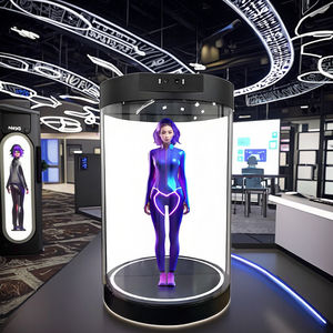 Écran transparent d'affichage d'armoire d'hologramme 3D Interaction d'IA Tube de Holo Équipement de salon commercial - Product Image 6