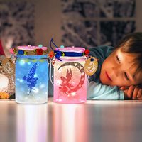 Fée lumière lanterne Arts et artisanat fournitures Kits de bricolage pour filles garçons enfants jouets fées lanterne Arts et artisanat fournitures Kits de bricolage