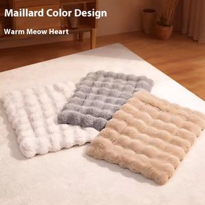 ผ้าห่มสัตว์เลี้ยงสำหรับฤดูหนาวแบบทันสมัย ป้องกันการฉีกขาด ทนต่อการกัด สำหรับสุนัขและแมว ทำจากผ้ากำมะหยี่อุ่น ขนกำมะหยี่ ผ้าฟลานเนล ลายสัตว์ ใช้เป็นเบาะนอนในบ้านสัตว์เลี้ยง - Product Image 4