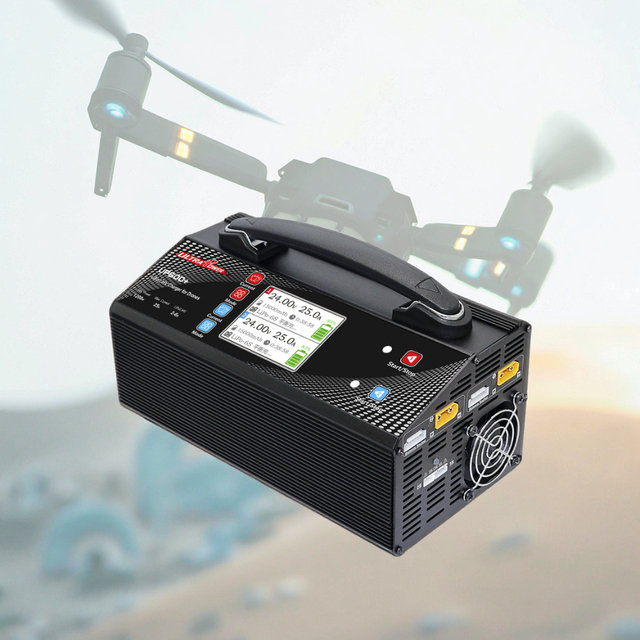 Factory Direct  Balance Charger UP600+ 1200w 2-6S Lithium Battery Charger   with Dual Channels for  Pack As Drone Accessories