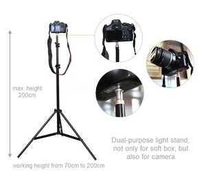Para el kit de iluminación <span class=keywords><strong>Softbox</strong></span> para equipos de estudio fotográfico para difundir y llenar la luz para retratos y sesiones de fotos de publicidad de moda - Product Image 4