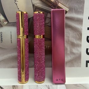 Mejor calidad Bling Color Diamond nuevos cosméticos de lujo Color único grueso alargamiento OEM maquillaje brillo pestañas postizas Mascar - Product Image 3