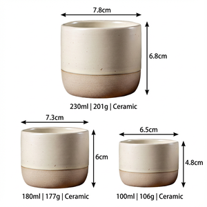 Tasse à café en céramique avec fond en liège - Tasse avec poignée - <span class=keywords><strong>Acier</strong></span> - Passe au lave-vaisselle - Logo personnalisé sur les deux côtés - Couvercle en plastique - Product Image 2