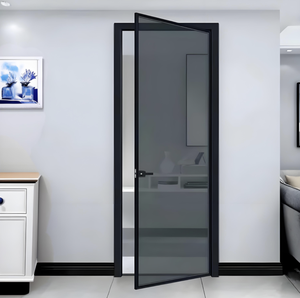 A60 lửa Đánh Giá cửa nhôm cửa 60 phút chống cháy kính cường lực cho báo cáo thử nghiệm nhà máy biệt thự thoát hiểm thương mại - Product Image 1