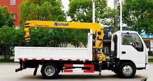 Grue de camion ISUZU économique pour la location, mini-transporteur 2T avec grue montée sur camion - Product Image 4