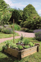 Jardinière de fleurs en bois lit carré jardinière de légumes étagère Offre Spéciale en bois de sapin chinois équipements de jardin de haute qualité