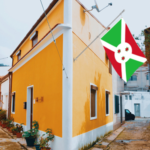 Bandera de <span class=keywords><strong>Burundi</strong></span> 3x5 pies, Bandera Nacional, Orgullo Africano, Celebración del Día de la Independencia, Colores Vivos, Poliéster 90x150cm - Product Image 3