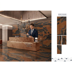 Emperador Classico 600x1200mm Polished Porcelain <b>Floor</b> And Wall Slab Tiles Waterproof Ceramics - Product Image 5