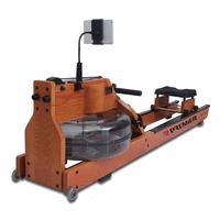 Rameur à résistance hydraulique commercial le plus vendu, pour usage domestique et professionnel, en bois, équipement de fitness AC, certifié CE