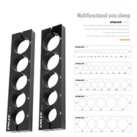 Pince de réparation d'axe de vélo en aluminium ENLEE pour moyeux, manivelles et fourches ; Pince multifonction pour jeu de roues