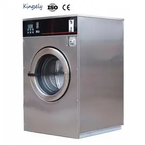 Kaliteli sikke işletilen çamaşır makinesi denge endüstriyel 20kg otomatik çamaşır yıkama makinesi satışa