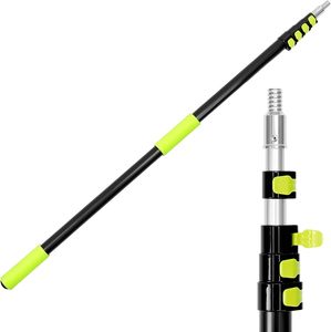Outil de nettoyage <span class=keywords><strong>télescopique</strong></span> en alliage d'aluminium durable à 2 et <span class=keywords><strong>3</strong></span> sections avec <span class=keywords><strong>manche</strong></span> extensible de 9 m et embout universel pour une utilisation polyvalente - Product Image 5