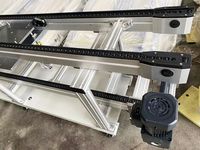Sistema de Transferencia de Palés de Fábrica Toshine, Transportador de Cadena de Doble Velocidad con Tamaño Personalizado, Máquina de Transporte de Palés