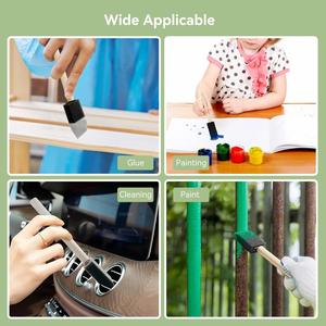 Pinceaux en mousse de 1 pouce, pinceaux en éponge pour la <span class=keywords><strong>peinture</strong></span>, l'artisanat, la teinture, le vernis, les retouches pour les sujets floraux - Product Image 3