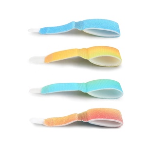 Tissu orteil lisseur coloré Oignon correcteur attelle <span class=keywords><strong>cassé</strong></span> orteil enveloppes orthèse orthopédique séparateur Bandages orteil sangle Wrap - Product Image 2