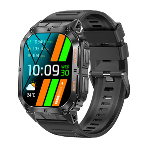 นาฬิกาสมาร์ทวอทช์ K61pro รุ่นทนทานสำหรับผู้ชาย รองรับการโทร วัดอัตราการเต้นของหัวใจ ตรวจสอบการนอนหลับ วัดค่า SpO2 ติดตามการออกกำลังกาย นาฬิกาสปอร์ตสำหรับงานหนัก - Product Image 6