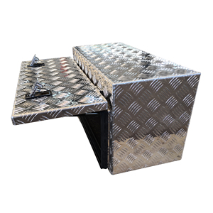 2024 nhiệm vụ nặng nề nhôm Pickup công cụ hộp bên mở cửa với hộp công cụ lưu trữ cho xe bán tải giường với ổ khóa - Product Image 3