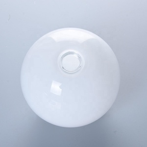Round Ball Lamp Cover <strong>Lighting</strong> Cover Hand-<strong>made</strong> <strong>Shade</strong> <strong>Custom</strong> Frosted Borosilicate Glass with G9 Thread Mouth 80mm Diameter - Product Image 2
