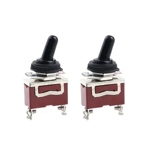 Auto on off rocker button position flat 380v on mom-off-mom heavy duty car 12 pole momentary toggles switch