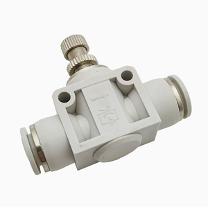 SUシリーズ等空気圧式スピードコントローラークイックフィッティング空気圧フィッティングクイック接続チューブ継手スロットルコントロールバルブ - Product Image 5