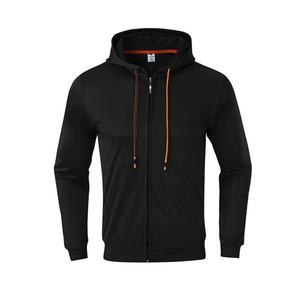 Sweat à capuche zippé en polaire de polyester OEM avec logo personnalisé Charme Heerts, coupe ample, épaules tombantes, pour le printemps - Product Image 1